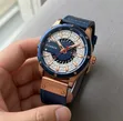 Curren Luxury Chronograph Watch - Water Resistant Leather Strap - 3
