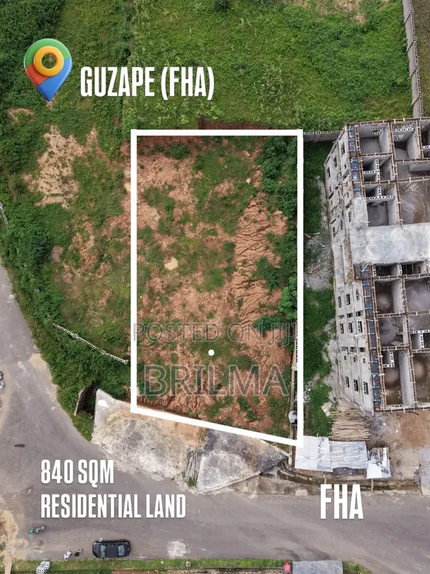 840sqm Residential Land for Sale in Guzape - 1