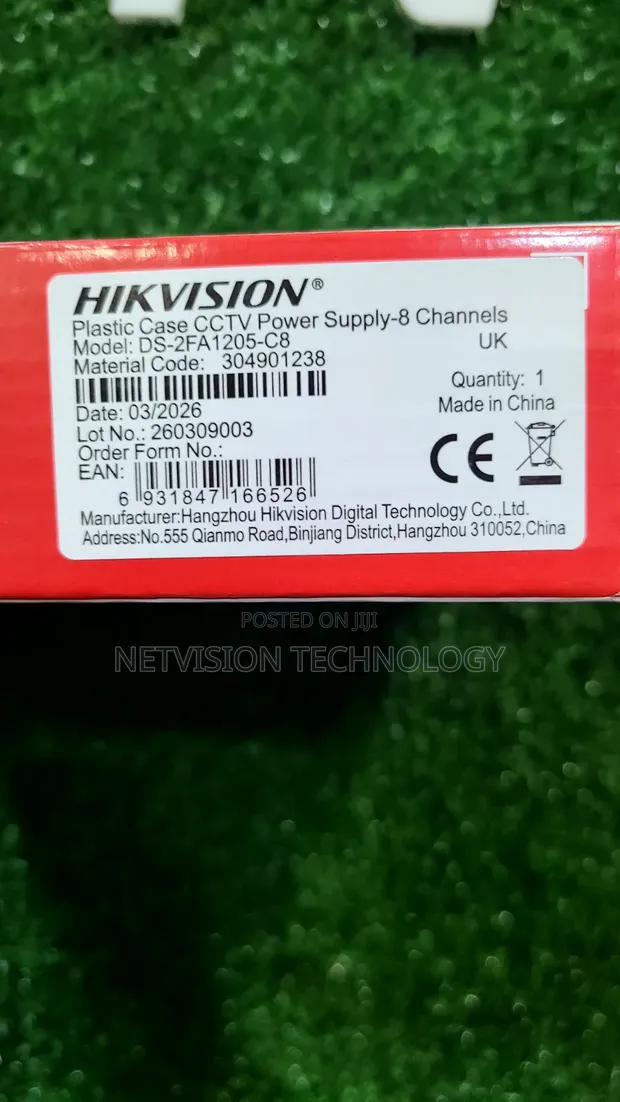 Hikvision 8-Way Power Supply - 1