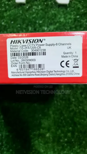 Hikvision 8-Way Power Supply