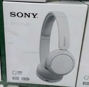Sony WH-CH520 Wireless Bluetooth Headphones (White)