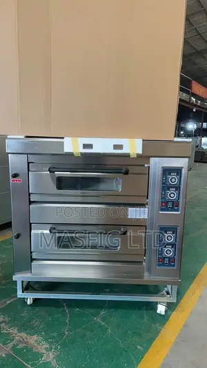 2 Deck 4 Tray Gas Oven - Kayan Gidan Bauta na Kasuwanci