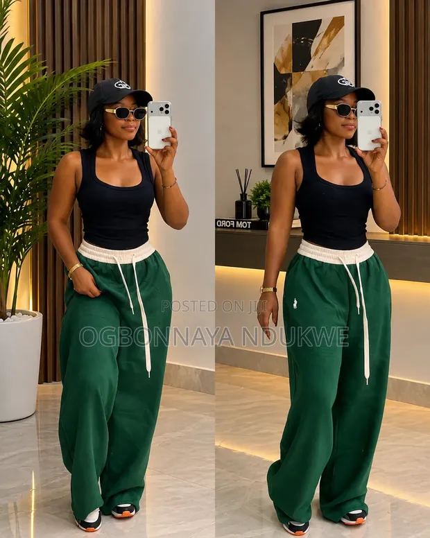 Polo Ralph Lauren Green Joggers Trousers - 1