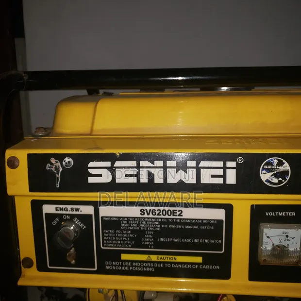 Senwei SV6200E2 2.8KVA Generator - Key Start, Na Amfani - 1