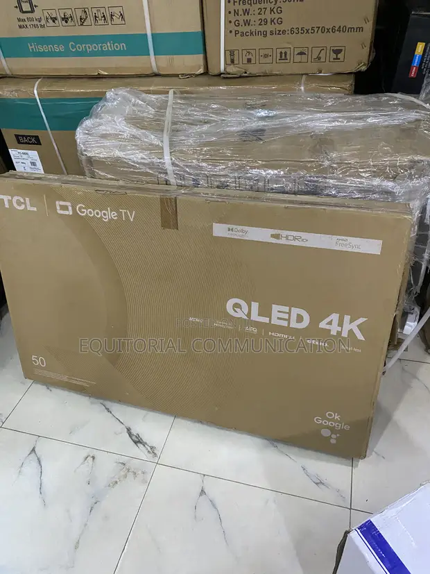 TCL 50 Inch QLED Smart TV 50C645 Ultra HD - 1