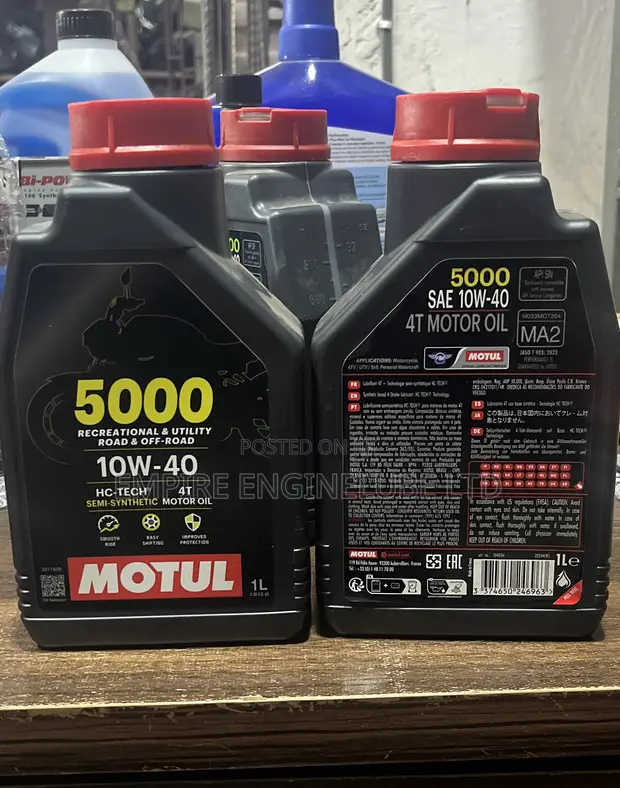 Motul 10w40 5000 JASO MA2 Oil - 1