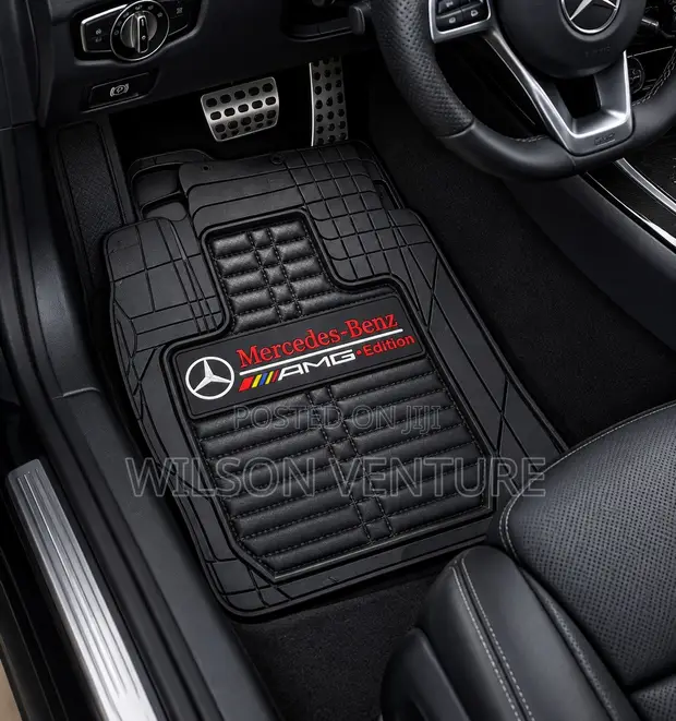 Mercedes-Benz AMG Edition Mats na Kasa na Mota - Sabon Abu - 1