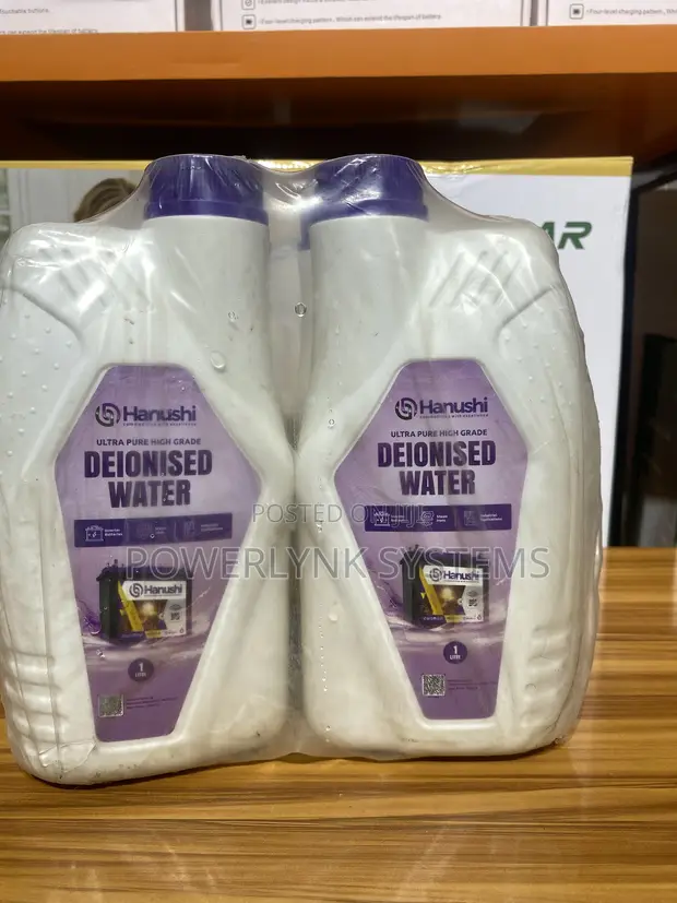 1 Litre Hanushi Deionized Water for Tubular Batteries - 1