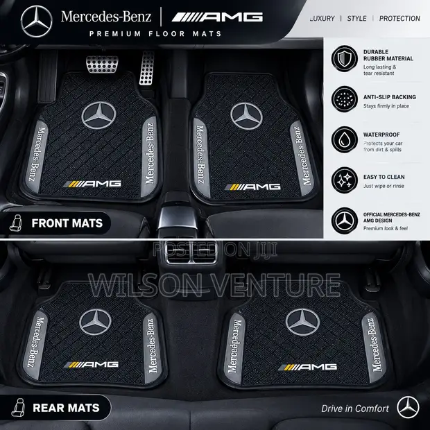 Mercedes-Benz AMG Side Logo Kayan Kafa/Kasa (Baki/Lilin) - 1