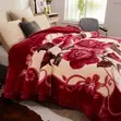 6x6 Fluffy Fleece Flower Blanket - 2
