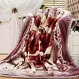 6x6 Fluffy Fleece Flower Blanket - 3