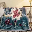 6x6 Fluffy Fleece Flower Blanket - 4