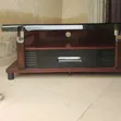 Curve Modern Glass Top TV Stand - 3