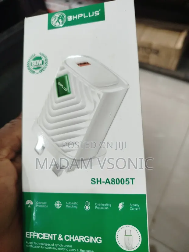 Shplus 80W Fast Charger with Type-C Cable - 1