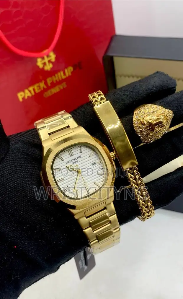 Arha Patek Philippe Style Watch & Jewelry Set - 1