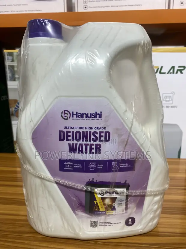 5L Hanushi Deionized Water for Tubular Batteries - 1