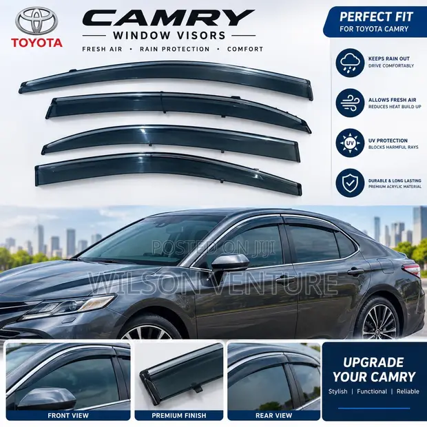 Toyota Camry Window Visors Sunshade 2007-2011 - 1