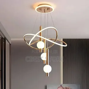 Living Room Chandelier - Gold