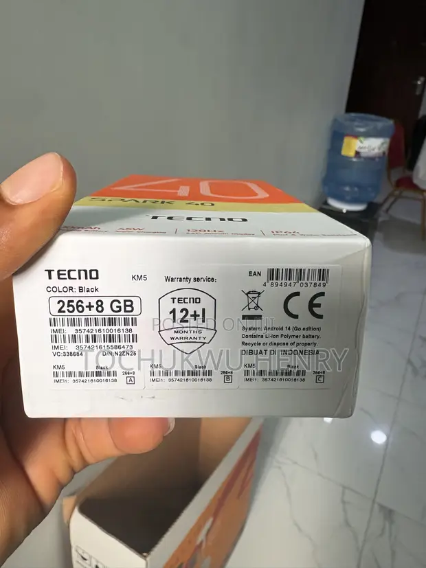 Sabon Tecno Spark 40 256GB Baki - 1