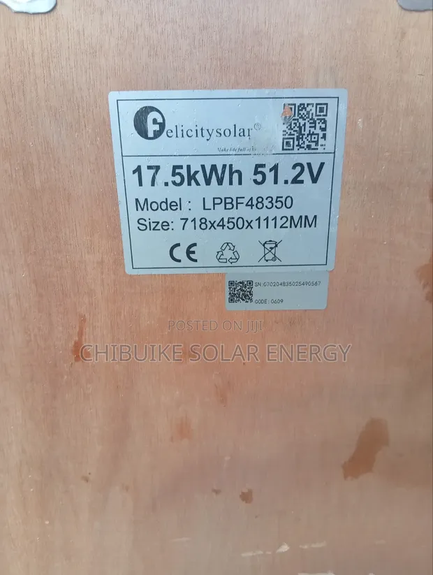 Felicity Solar Battery 17.5kWh/48V - 1