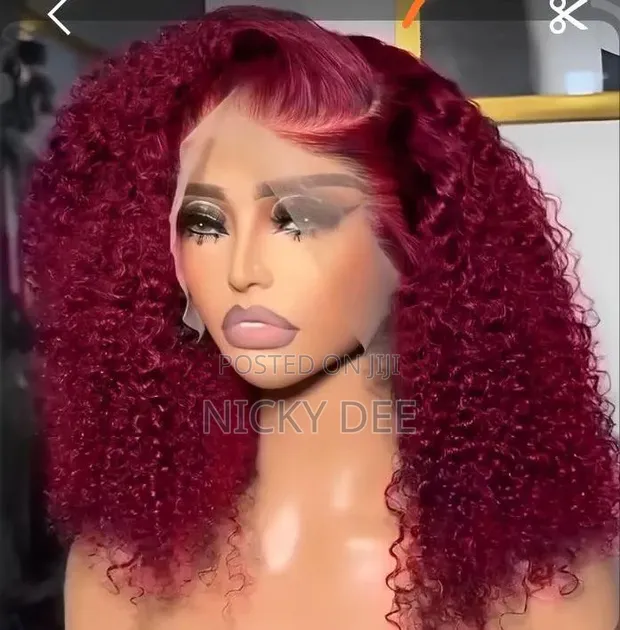 Quality Pixie Curls Human Hair Wig - 12" Wine - 1