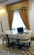 Modern Marble Top Dining Table Set tare da 4 Chairs - 1