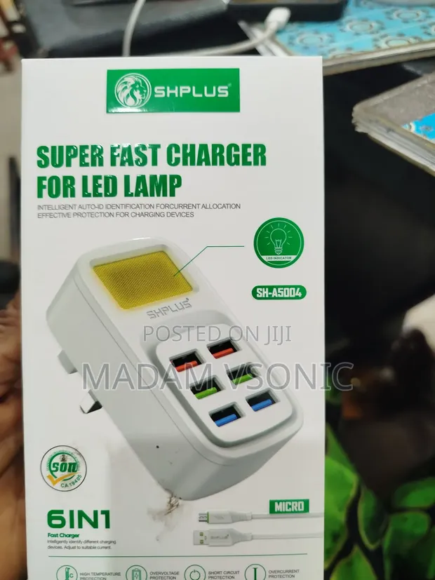SHPLUS 6-Port Mai Sauri Charger SH-A5094 - 1