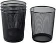 Iron Dustbin Basket - Black - 1