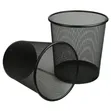 Iron Dustbin Basket - Black - 2