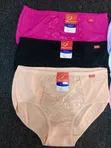 3pcs Women's Cotton Pant With Front Lace - 2