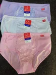 3pcs Women's Cotton Pant With Front Lace - 3