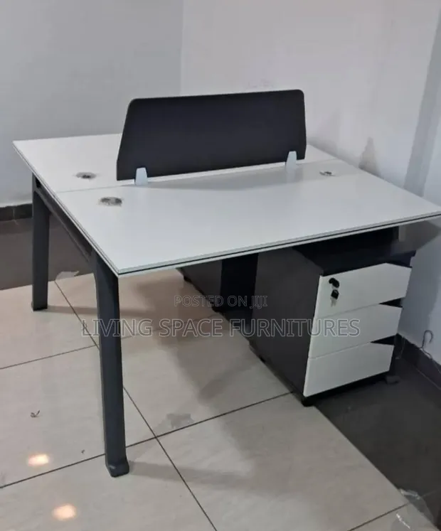 Imported 2-Seater Office Workstation with Drawers - 1