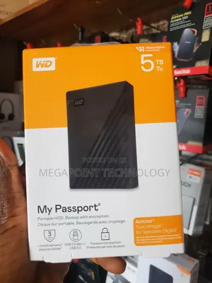 WD My Passport 5TB External Hard Drive