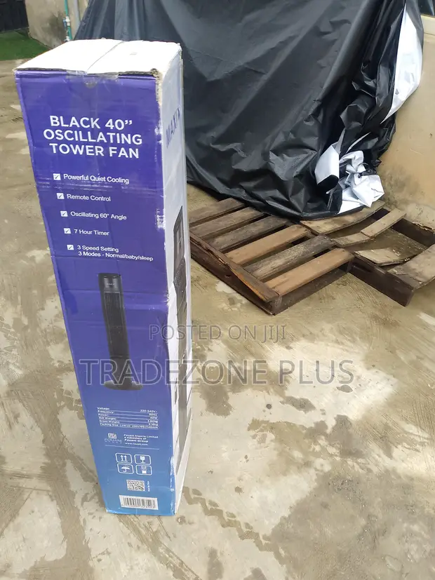 Maxi 40" Fan Mai Tsawon Tsaye - Zane Mai Sanyaya - 1