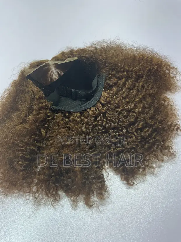 Gashin Mutum 100% SDD 5x5 Closure Deep Wave 16 inci Brown - 1