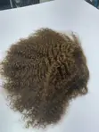 100% Human Hair SDD 5x5 Closure Deep Wave 16" Brown - 2