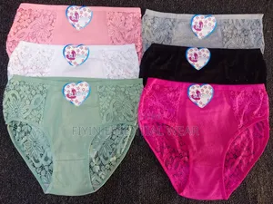 3pcs St. Love Cotton Lace Panties