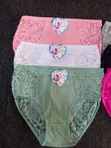 3pcs St. Love Cotton Lace Panties - 3