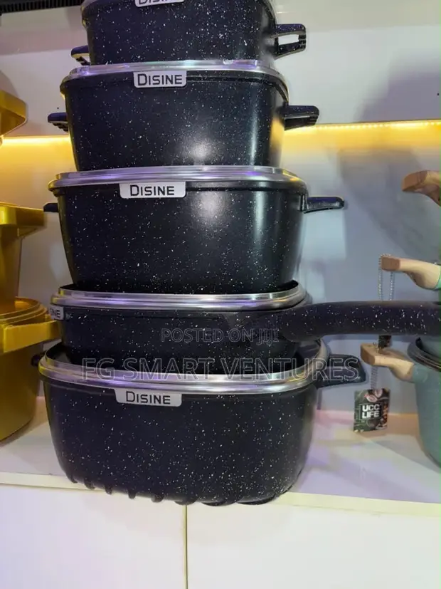 5-Set Desini Granite Pot Set - 1