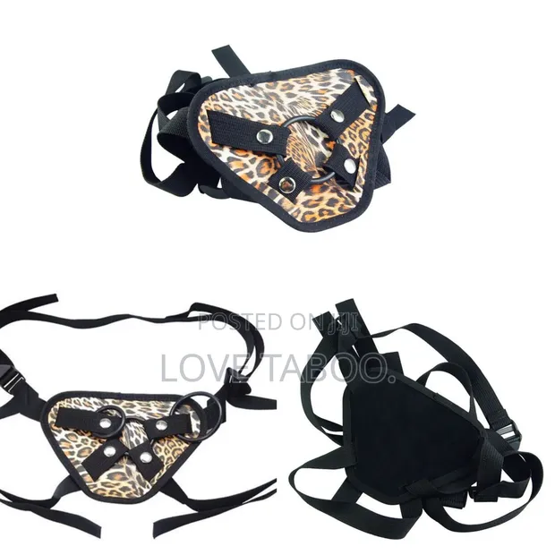 Animal Skin Base Strap On Harness - 1