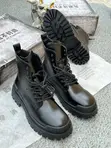 Dr. Martens Cos Zipper Boots - Black Leather - 1