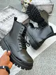 Dr. Martens Cos Zipper Boots - Black Leather - 2