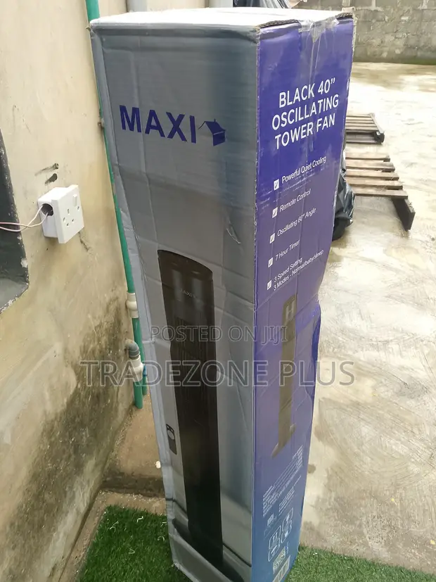 Maxi 40" Standing Tower Fan - Model 0L5976 - 1