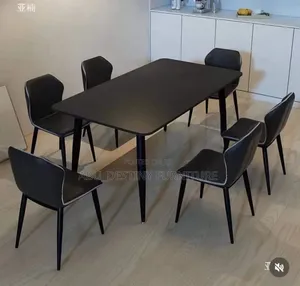 6-Gurbin Zama na Italiyanci na Marmara na Dinning Set - Baki