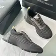 Emporio Armani Premium Luxury Takalmi na Maza - Grey - 2