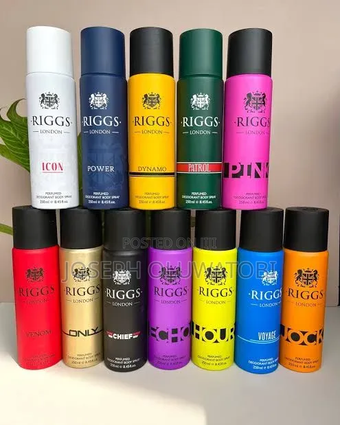 Riggs Body Spray for Men - Original Fragrance - 1