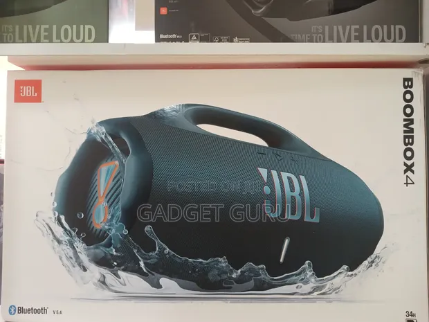 JBL Boombox 4 Speaker - Blue - 1