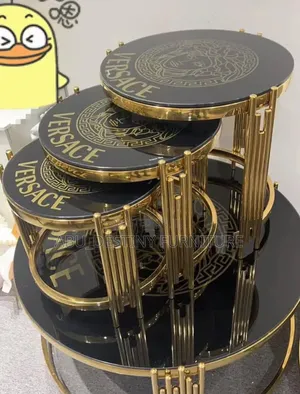 Versace 4-Piece Nesting Table Set