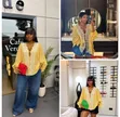A&D Jallabiya Mai Launi Yellow na Mata - 2