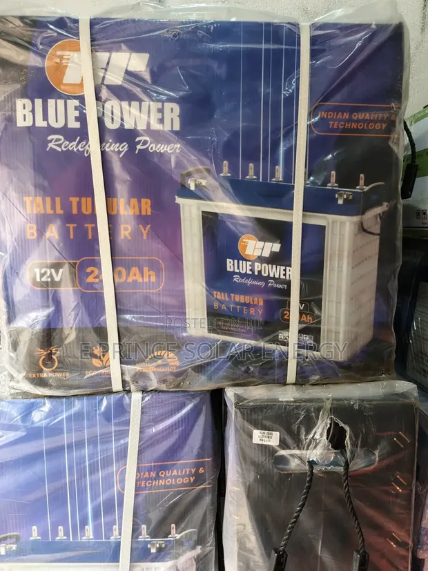 12V 250Ah Blue Power Tubular Baturi - 1
